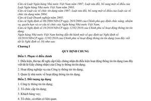 Thông tư 16/2010/TT-NHNN hướng dẫn Nghị định 10/2010/NĐ-CP