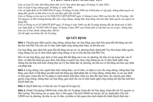 Quyết định 841/2010/QĐ-UBND chuyển giao thẩm quyền công chứng, chứng thực