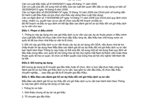 Thông tư 15/2010/TT-BKH hướng dẫn lập báo cáo đánh giá hồ sơ dự thầu