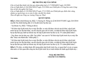 Quyết định 1492/QĐ-BTC đính chính Thông tư 68/2010/TT-BTC