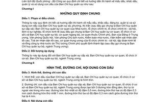 Thông tư liên tịch 83/2010/TTLT-BQP-BCA hướng dẫn mẫu dấu, khắc dấu