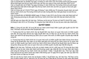 Quyết định 1735/QĐ-UBND công bố sửa đổi Bộ thủ tục hành chính