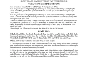 Quyết định 1397/QĐ-UBND  sửa đổi bộ thủ tục hành chính