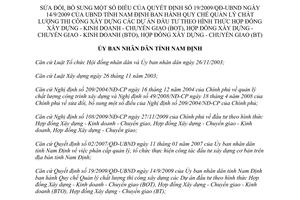 Quyết định 12/2010/QĐ-UBND sửa đổi Quyết định 19/2009/QĐ-UBND Nam Định