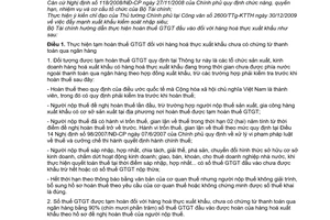 Thông tư 94/2010/TT-BTC hướng dẫn hoàn thuế giá trị gia tăng