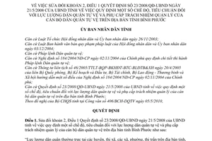 Quyết định 44/2010/QĐ-UBND sửa đổi Quyết định 23/2008/QĐ-UBND