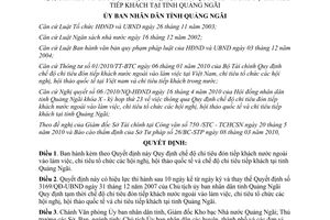 Quyết định 13/2010/QĐ-UBND chi tổ chức hội nghị hội thảo Quảng Ngãi