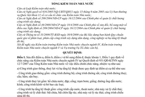 Quyết định 827/QĐ-KTNN bổ sung Quyết định 931/QĐ-KTNN