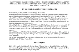 Quyết định 2535/QĐ-UBND ủy quyền Giám đốc Sở Lao động – Thương binh