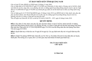 Quyết định 09/2010/QĐ-UBND  chức danh mức phụ cấp, phụ cấp kiêm nhiệm