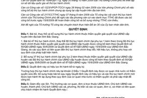 Quyết định 64/QĐ-UBND  bãi bỏ, thay thế và bổ sung thủ tục hành chính