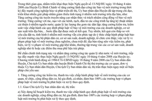 Chỉ thị 04/2010/CT-UBND tăng cường công tác quản lý nhà nước môi trường