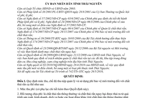 Quyết định 11/2010/QĐ-UBNDmức thu, chế độ thu nộp quản lý phí bảo vệ môi trường