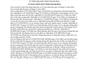 Quyết định 2072/2010/QĐ-UBND trình tự, thủ tục thu hồi, chuyển mục đích sử dụng