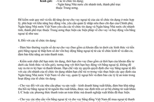 Công văn 4496/NHNN-CSTT cho vay bằng ngoại tệ