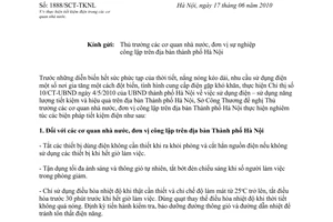 Công văn 1888/SCT-TKNL thực hiện tiết kiệm điện trong các cơ quan nhà nước