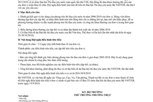 Công văn 2075/BVHTTDL-VP tổ chức Hội nghị điển hình tiên tiến