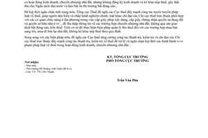 Công văn 2157/TCT-TTr tăng cường công tác kiểm tra thuế