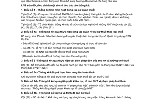 Công văn 2180/TCT-CC gia hạn thời gian gửi báo cáo bổ sung chỉ tiêu thống kê