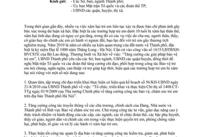 Công văn 4740/UBND-LĐCSXH tăng cường các giải pháp bảo vệ trẻ em