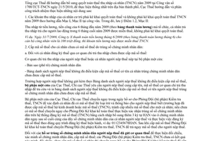 Công văn 8894/CT-TNCN bổ sung quyết toán thuế thu nhập cá nhân 2009 Hà Nội