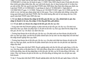 Công văn 7250/BTC-TCT lưu ý khi quyết toán thuế thu nhập doanh nghiệp