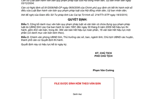 Quyết định 1517/QĐ-UBND danh mục văn bản hết hiệu lực tỉnh Lào Cai