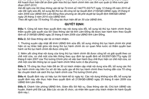 Quyết định 1322/QĐ-UBND sửa đổi bộ thủ tục hành chính