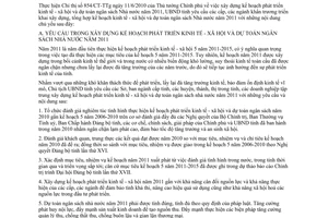 Chỉ thị 12/2010/CT-UBND phát triển kinh tế xã hội dự toán ngân sách Nhà nước 2011 Nghệ An