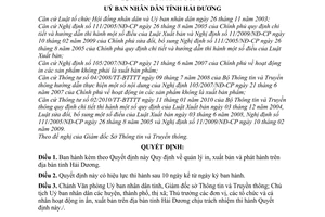 Quyết định 12/2010/QĐ-UBND quản lý in xuất bản phát hành