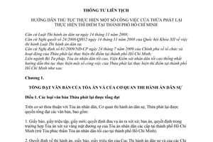 Thông tư liên tịch 13/2010/TTLT-BTP-TANDTC-VKSNDTC