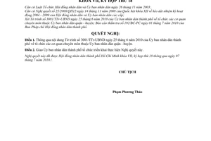 Nghị quyết 03/2010/NQ-HĐND tổ chức các cơ quan chuyên môn