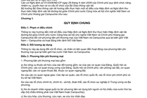 Thông tư 18/2010/TT-BGTVT hướng dẫn Hiệp định và Nghị định thư