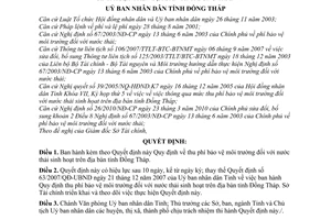 Quyết định 17/2010/QĐ-UBND thu phí bảo vệ môi trường