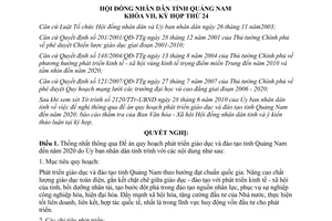 Nghị quyết 162/2010/NQ-HĐND quy hoạch phát triển giáo dục đào tạo Quảng Nam