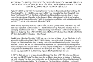 Thông báo 583/TB-BYT kết luận Thứ trưởng Nguyễn Thị Xuyên