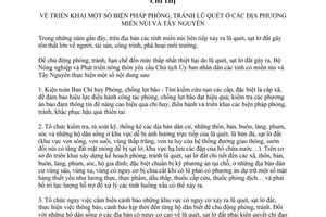 Công văn 2215/CT-BNN-TCTL triển khai biện pháp phòng, tránh lũ quét ở địa phương