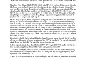 Công điện 4631/CĐ-BYT triển khai công tác phòng chống mưa bão