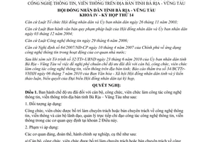 Nghị quyết 10/2010/NQ-HĐND chế độ ưu đãi đối với cán bộ công chức viên chức