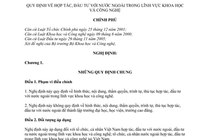 Nghị định 80/2010/NĐ-CP hình thức, nội dung, thẩm quyền, trình tự