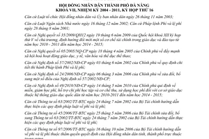 Nghị quyết 96/2010/NQ-HĐND quy định và điều chỉnh phí lệ phí