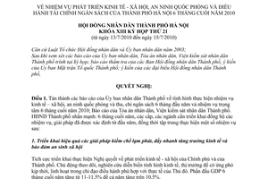 Nghị quyết 06/2010/NQ-HĐND nhiệm vụ phát triển kinh tế xã hội an ninh quốc