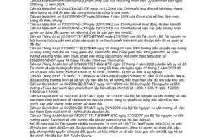 Quyết định 14/2010/QĐ-UBND đơn giá sản phẩm: Đo đạc thành lập bản đồ địa chính