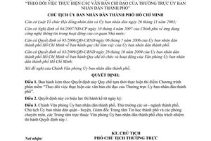 Quyết định 3163/QĐ-UBND năm 2010 Quy chế tạm thời thực hiện thí điểm