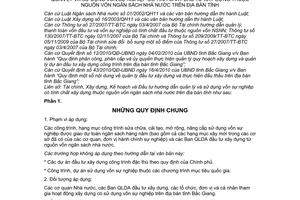 Hướng dẫn 01/HDLS/TC-XD-KH&ĐT quản lý sử dụng vốn sự nghiệp có tính chất đầu tư