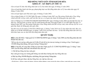 Nghị quyết 02/2010/NQ-HĐND sửa đổi 15/2008/NQ-HĐND 13/2005/NQ-HĐND chế độ khen thưởng học sinh Khánh Hòa