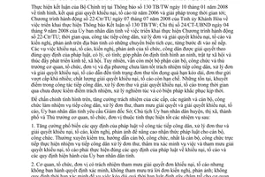 Chỉ thị 28/2010/CT-UBND tăng cường trách nhiệm cán bộ công chức tiếp dân