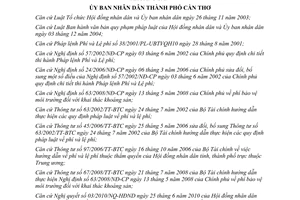 Quyết định 28/2010/QĐ-UBND quy định mức thu phí bảo vệ môi trường