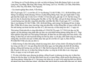 Công điện 02/CĐ-BTTTT phòng chống bão tìm kiếm cứu nạn khắc phục hậu quả bão 2