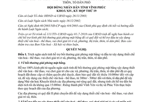 Nghị quyết 08/2010/NQ-HĐND hỗ trợ bồi thường giải phóng mặt bằng đầu tư xây dựng